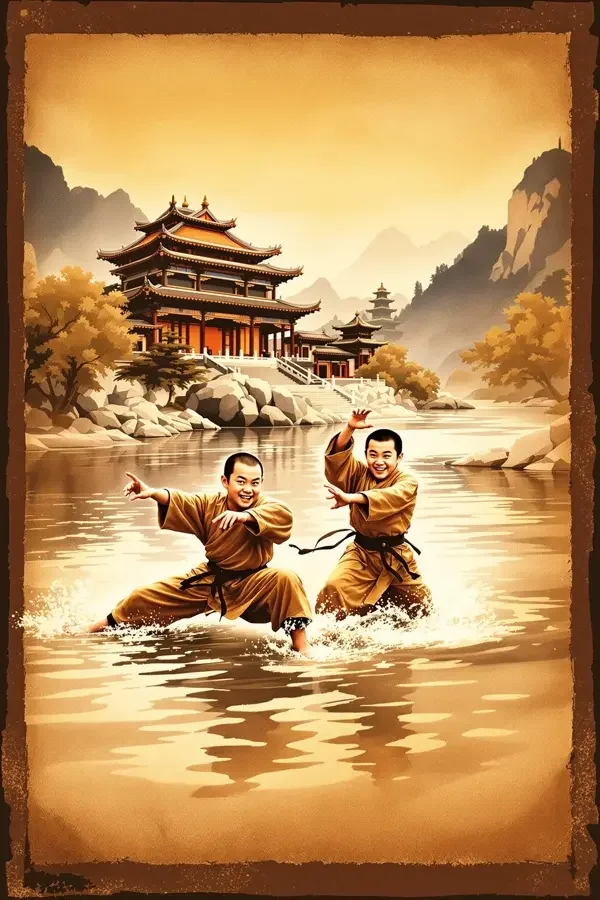 少林小子 经典影视海报